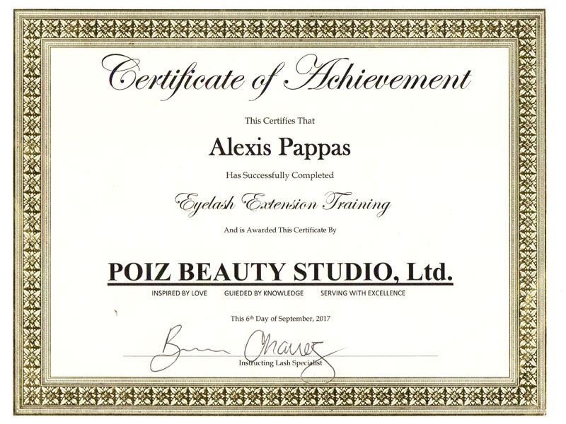 DreamLuxe Beauty Studio Alexis Pappas Lash Extension Training